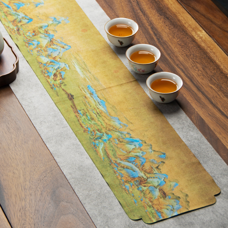 The tablecloth of the tablecloth of the Zen Tea Table Fabric of the Renaissance Table Flag of the Chinese fabric tea cushion