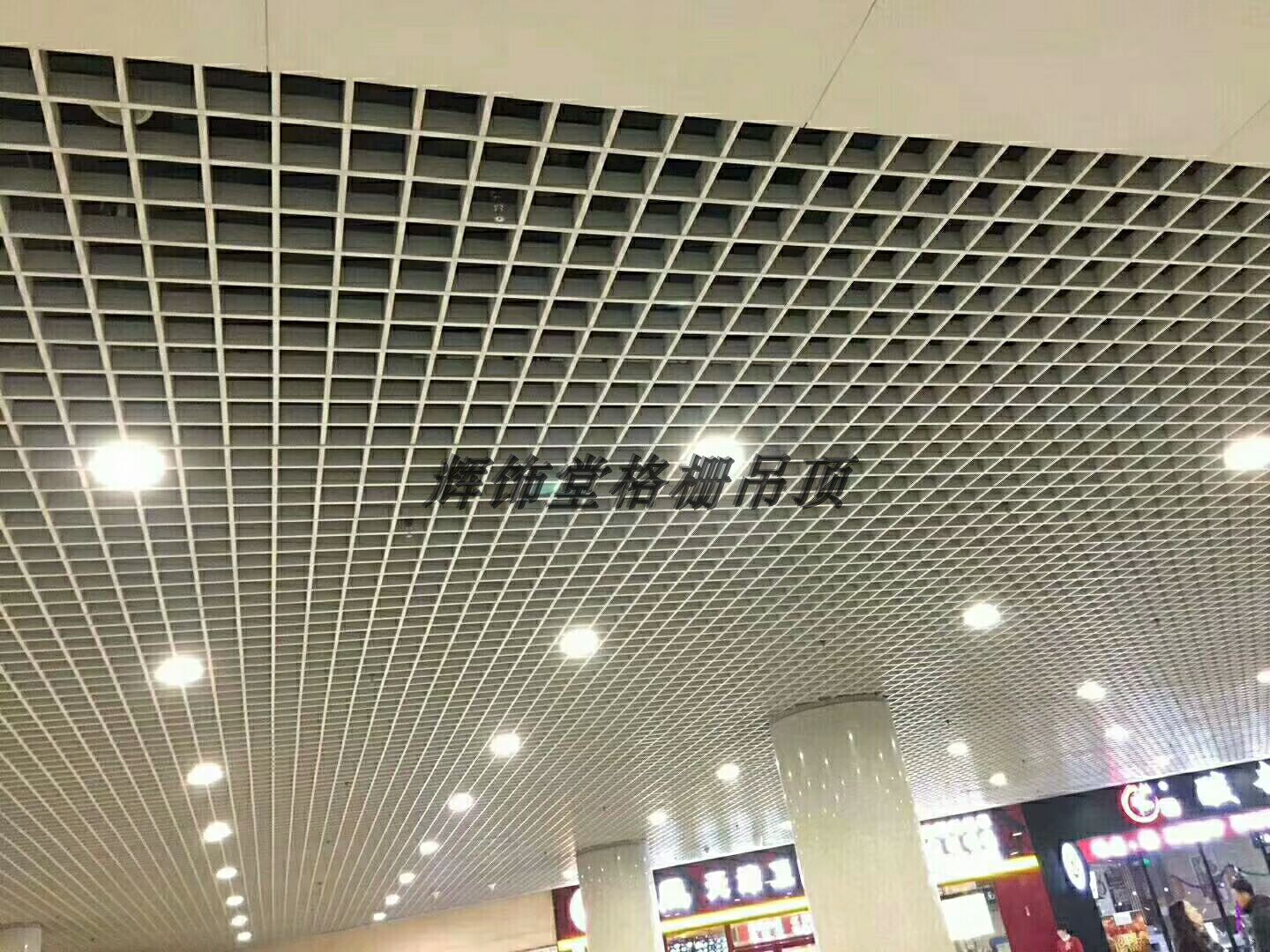 4IQO批发格栅筒灯15X15方形铁铝格子led10公分葡萄架吊顶黑射灯天-阿里巴巴