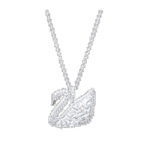 Hong Kong direct mail (holiday gift) Swarovski womens fashion swan necklace gift