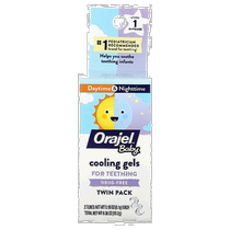 Hong Kong Direct Fat Orajel Baby daytime Night Out of teeth Cooling gel Nutrition Wellness does not irritate 2 Tube