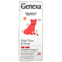 Hong Kong hair straightening Genexa childrens soothing liquid blueberry flavor with measuring cup clean natural healthy nutrition 118ml