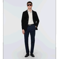Hong Kong direct mail trendy luxury Tom Ford mens wool Polo shirt