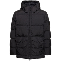 Hong Kong direct mail fashion luxury Stone Island mens hooded nylon down jacket