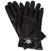 Hong Kong Direct Mail Trendy Luxury Versace Womens Medusa Leather Gloves 001180