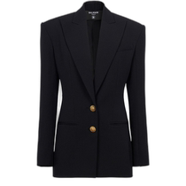 Hong Kong direct mail fashionable luxury Balmain Balmain womens 2-button belted jacket 3615884637227
