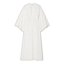 Hong Kong direct mail fashionable luxury MIGUELINA womens Ieva England embroidered cotton Turkish gown