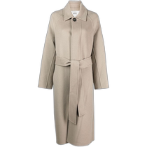 Hong Kong direct mail trendy luxury Ami Paris womens long-sleeved coat FCO308WV0022 cashmere