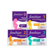 European direct mail Femibion ​​Ivian active folic acid multivitamin 0123 stage pregnancy preparation period postpartum