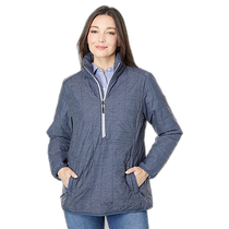 Hong Kong direct mail trendy luxury cutter buck womens Rainier Primaloft half zipper bubble