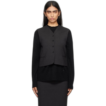 (Direct Mail from the United States) Loulou Studio Gray Teora Vest Womens Casual Sports Suit 242