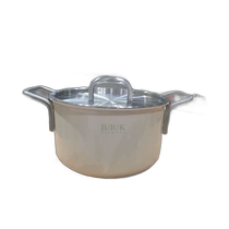Korean direct mail BRK Nordic style soup pot 20CM milk color