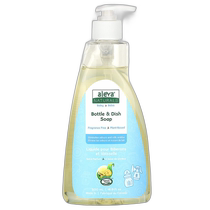 Aleva Naturals Baby Bottle Soap and Dish Soap Fragrance Free 16 9 fl oz.