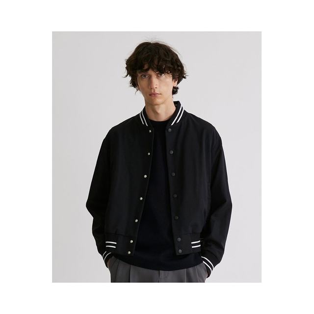 Japan Direct Mail UNITEDTOKYO Men's Wool Blended Baseball Jacket High Density Weaving Anti-wrinkle Resistance