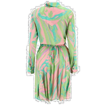 Korean direct mail PINKO24SS mid-length dress for women 103084A1PESN2Green