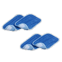 SALAV STM-403 Steam Mop 4-Piece Mop Replacement Set - Blue (USA Outlet