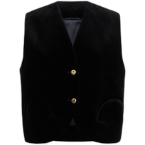 Hong Kong direct mail trendy luxury BLAZE MILANO womens Jealousy Gliss velvet vest