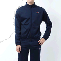 Reebok Reebok mens and womens jacket tops casual and comfortable outdoor sports stand-up collar sweatshirt popular style