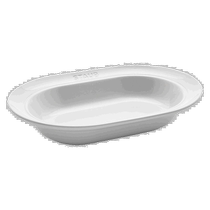 Staub Ceramic Dinnerware 10-Inch Oval Dinnerware - White (American Outlet) Straight Hair