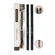Korean direct mail WAKE MAKE eyebrow pencil eyebrow powder eyebrow cream Weikemei Pow Jet double eyebrow pencil 2 pieces