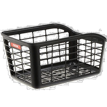 (Direct mail from Japan) Ogk lightweight rear basket large capacity black rounded corners design lightweight and suitable suitcase