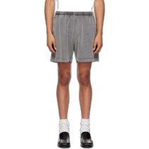 Hong Kong direct mail trendy luxury Acne Studios mens black faded shorts CE0038