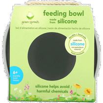Hong Kong Straight Hair Green Sprouts Feeding Bowl Suitable for Infants and Toddlers Over 6 Months Gray 1