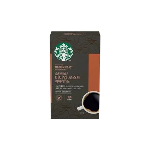 Starbucks Starbucks Мгновенный средний жареный насыщенный и мягкий кофейный порошок 38 подарков