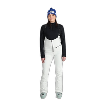 spyder womens Strutt bib - white - white (American outlet) straight hair