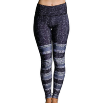 onzieOnz textured striped pattern leggings - onz textured striped (American Outlet) straight hair