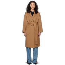 Hong Kong Direct Mail Trendy Luxury ANINE BING Womens Tan Dylan Coat A014001