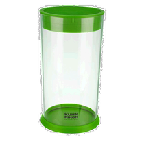 Kuhn Rikon Easy Clean Round Acrylic Knife Block Green - gre
