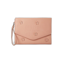 Direct mail from the United States Ted Baker Felcon clutch bag dark pink