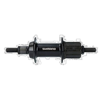 (Direct mail from Japan) Bicycle rear hub 7-speed 36H nut type OLD: 135mm black FH-TY500
