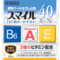 Direct mail from Japan Lion King Dryness Relief 40EX Vitamin Cooling Eye Drops 15ml (Origin: Kanagawa Prefecture