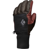 Hong Kong Direct Mail Trendy Luxury Black Diamond Mens Session Knitted Gloves