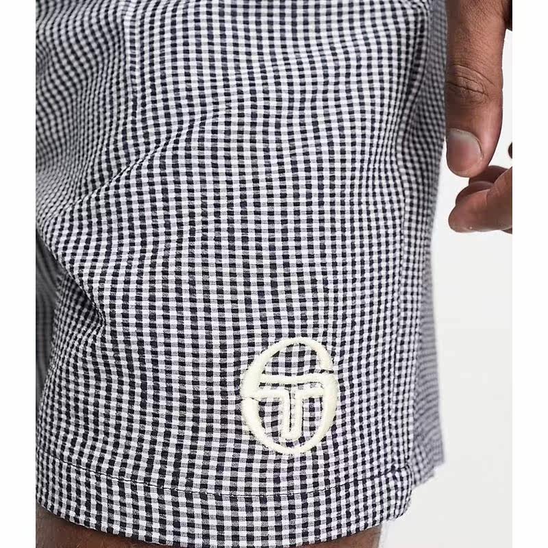 Гонконг прямая почтовая рассылка Tide Luxury Sergio Tacchini мужской Benenuto плед плавки черный 