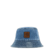 Hong Kong Direct Mail Trendy Luxury CARHARTT WIP Mens Stamp Printed Denim Bucket Hat I0337412