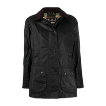 Hong Kong direct mail trendy luxury Barbour womens single-breasted waxed casual jacket LWX0667L