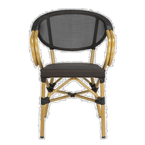 Safavieh Burke Armchair - Black (American Outlet) Straight Hair