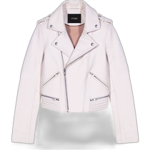 Hong Kong direct mail trendy luxury Maje womens leather jacket MFPBL007250101