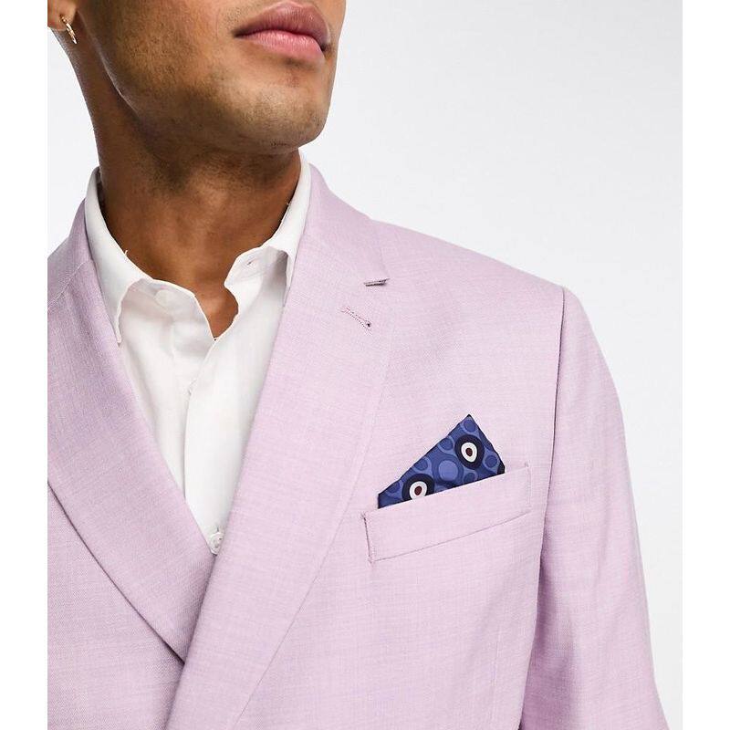 Куртка для йоги 香港直邮潮奢 ben sherman 男士 双排扣修身淡紫色西装外套