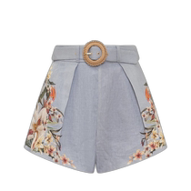 Hong Kong direct mail trendy luxury ZIMMERMANN womens Lexi floral print ruffle shorts 7453ARS24