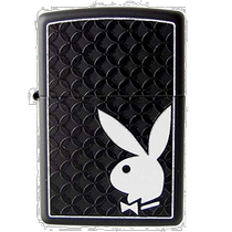 (Direct mail from Japan) ZIPPO lighter PLAYBOY black × white playboy copper coin pattern 29578