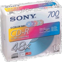 Japan direct mail Sony Sony recording disc 10CDQ80FX CD R media 10 pieces 5mm office equipment