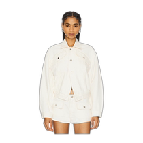 Hong Kong direct mail trendy luxury GRLFRND womens Amelia loose tight waist jacket GF474914