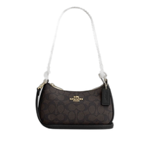 US direct mail COACH Teri mini crossbody bag made of iconic canvas CW323 gold Hu