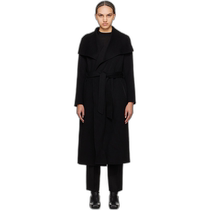 Hong Kong direct mail trendy luxury Mackage womens black Mai-CN coat MAICN double-sided woolen coat