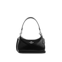 Direct mail from the United States Coach Teri shoulder bag CV938-SV BK silver