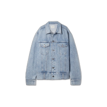 Hong Kong Direct Mail Trendy Luxury KHAITE Womens Grizzo Large Denim Jacket 10980511 Jacket