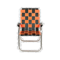 Korean direct mail LAWNCHAIR Classic Orange Black DUK2331 American classic braid